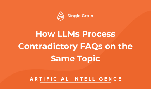 How LLMs Process Contradictory FAQs on the Same Topic