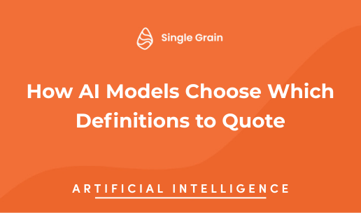 How AI Models Choose Which Definitions to Quote